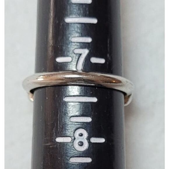 Vtg 1972 Avon Midnight Splendor Ring Hematite Stones Sz Adjustable 6.25-7.25 - Picture 3 of 7